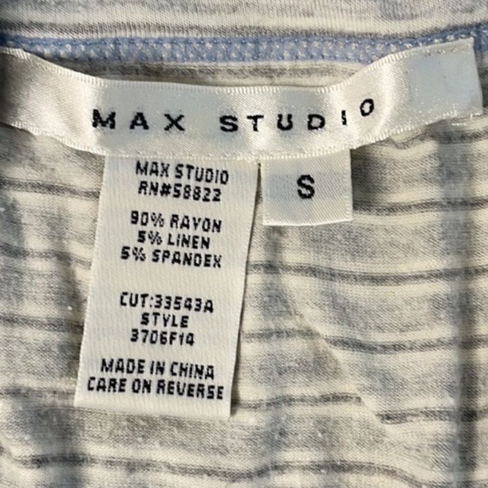 MAX STUDIO • maxi dress/skirt • small • blues & grays • super soft fabric (1558) - Picture 5 of 8